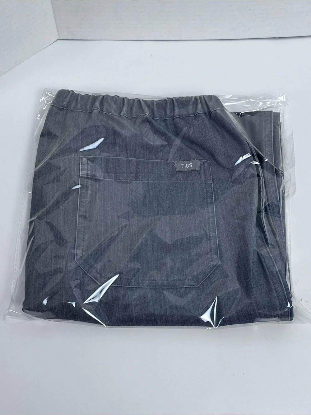 Figs Men's Technical Collection Pisco Graphite Drawstring Scrub Pants Size M